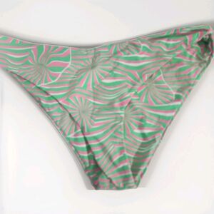 Vetchy Laguna Beach Bikini Lime Green/Pink 2pc Swimsuit Size Medium